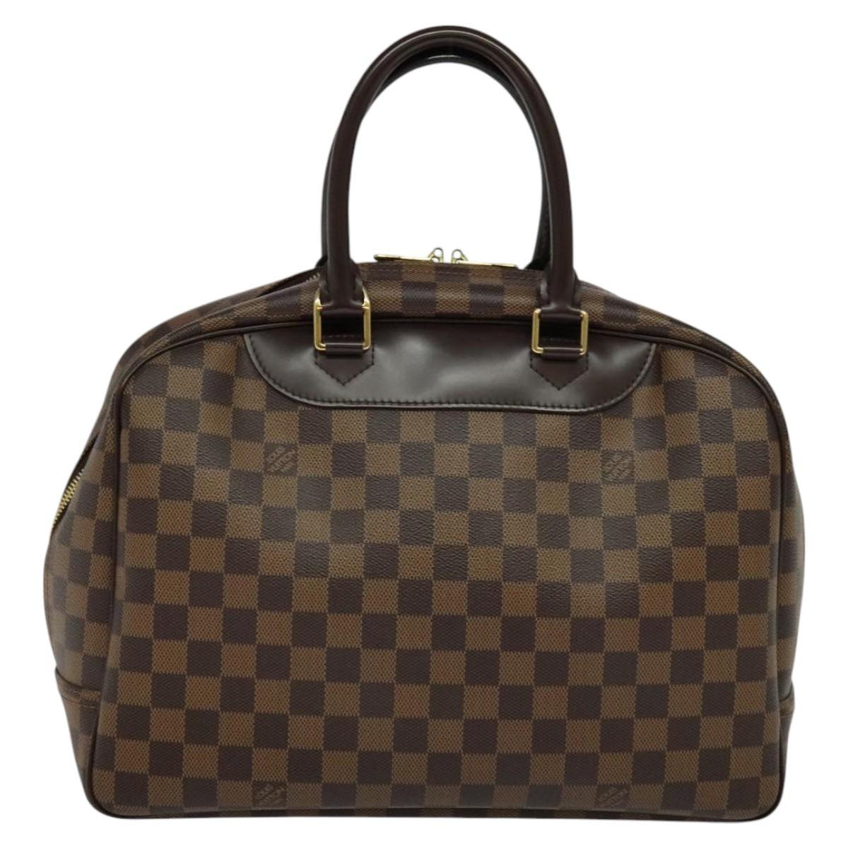 Louis Vuitton Deauville Brown Canvas Handbag (Pre-Owned)