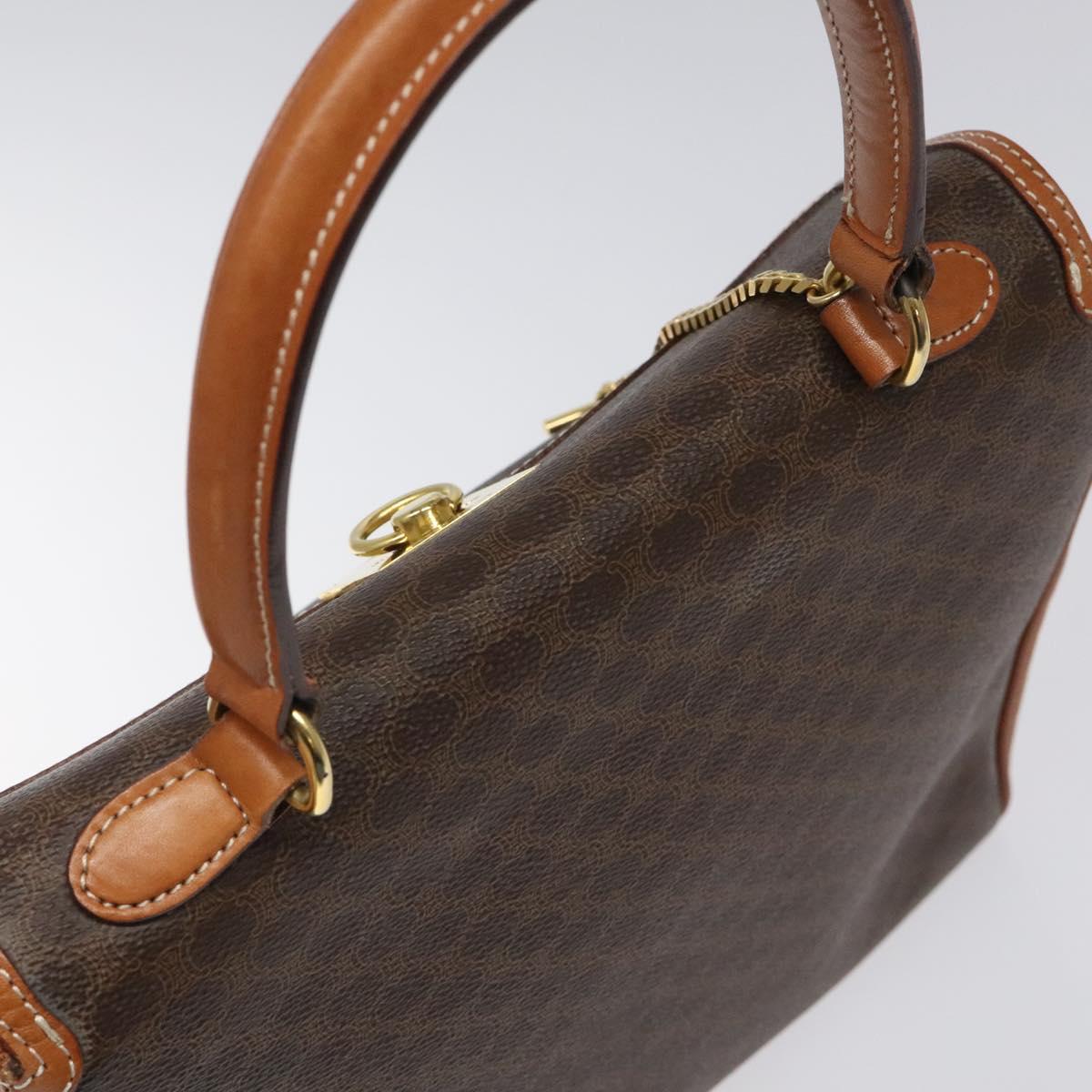 Céline Macadam Brown Canvas Handbag (Pre-Owned)