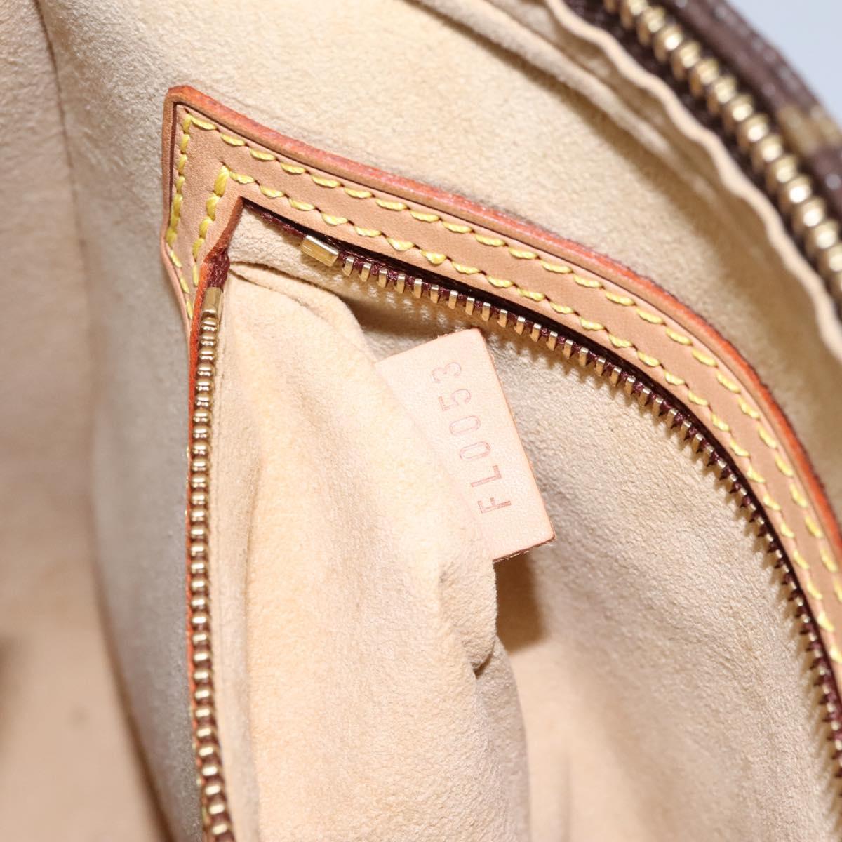 Louis Vuitton Looping Mm Brown Canvas Shoulder Bag (Pre-Owned)