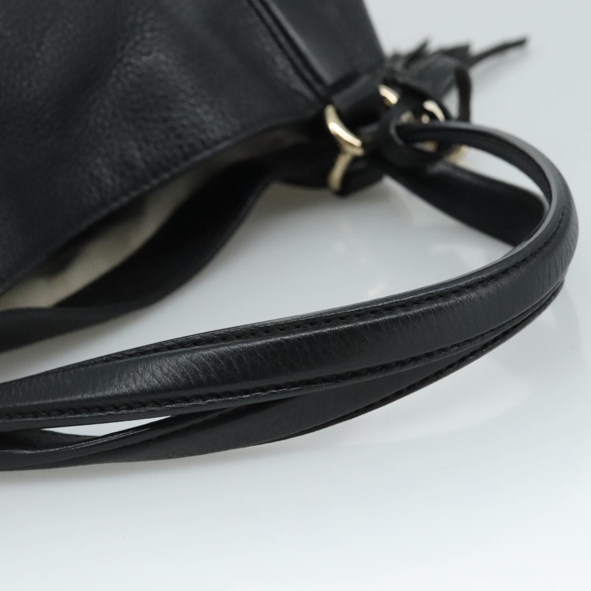 Gucci Soho Black Leather Handbag (Pre-Owned)