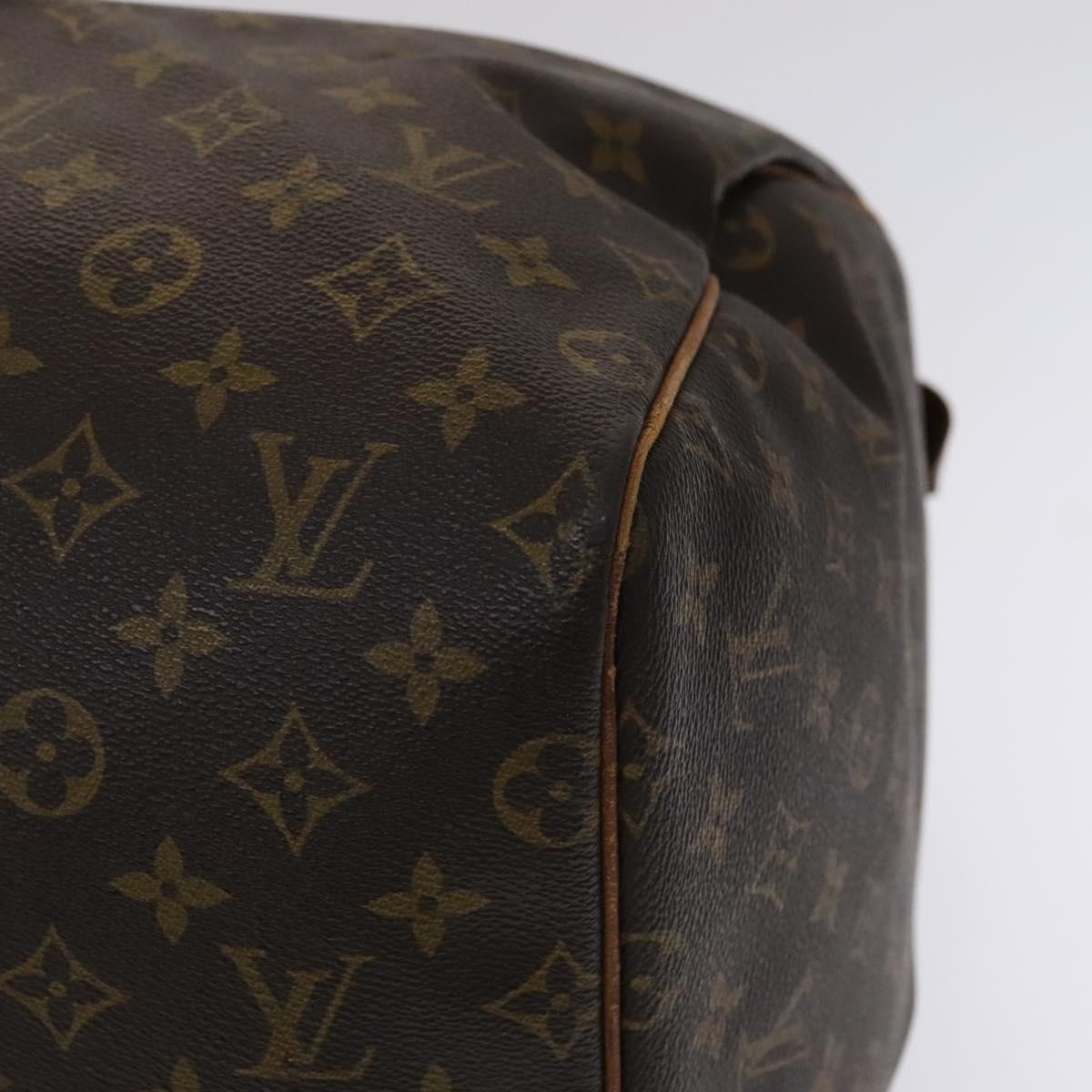 Louis Vuitton Keepall 55 Brown Canvas Travel Bag (Pre-Owned)