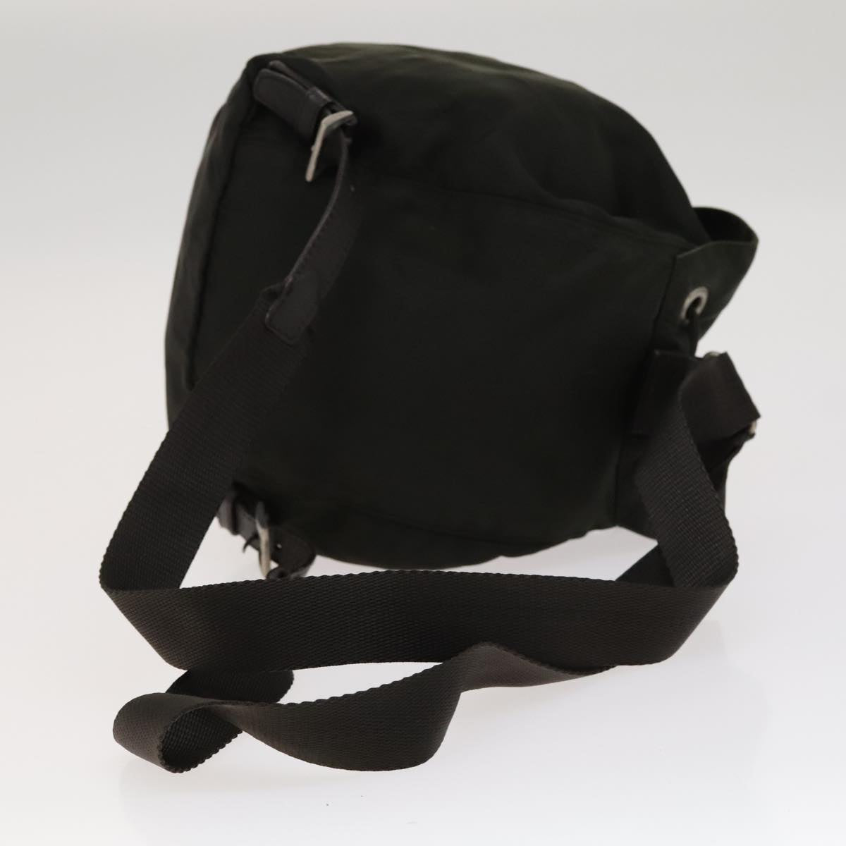 Prada Re-Nylon Khaki Canvas Backpack Bag (Pre-Owned)