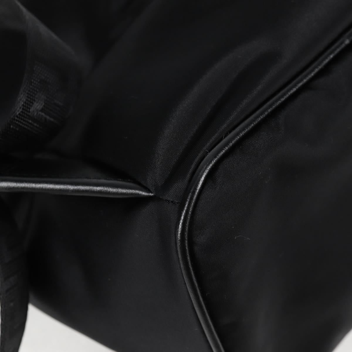 Versace Medusa Black Nylon Backpack Bag (Pre-Owned)