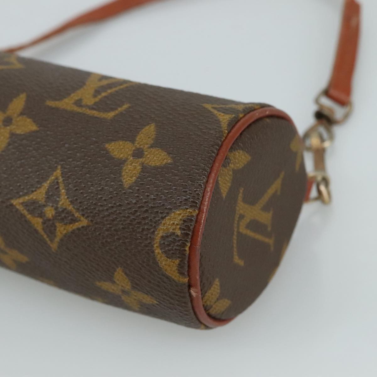 Louis Vuitton Papillon Brown Canvas Clutch Bag (Pre-Owned)