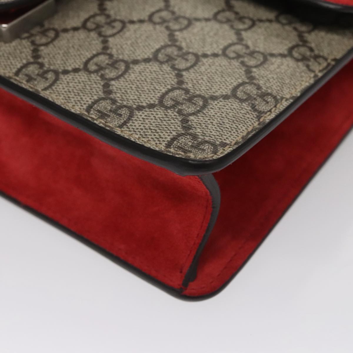 Gucci Dionysus Beige Canvas Shoulder Bag (Pre-Owned)