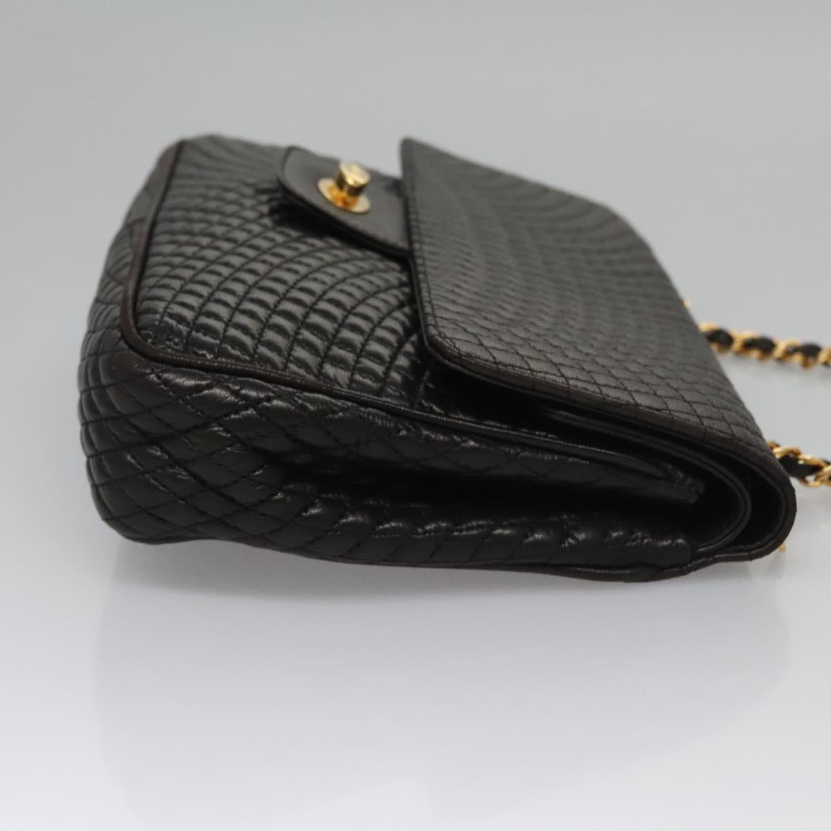 Bally Black Leather Shoulder Bag (Pre-Owned)
