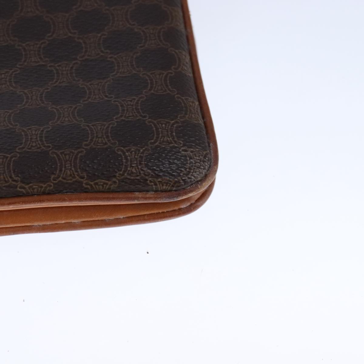 Céline Macadam Brown Canvas Shoulder Bag (Pre-Owned)
