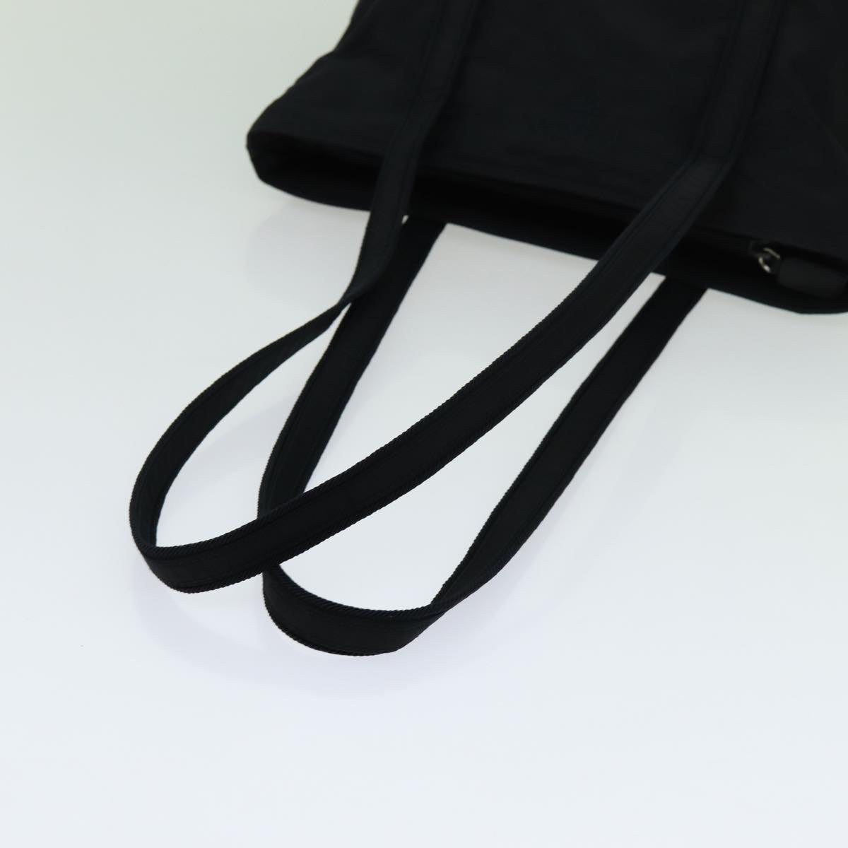 Prada Tessuto Black Synthetic Shoulder Bag (Pre-Owned)