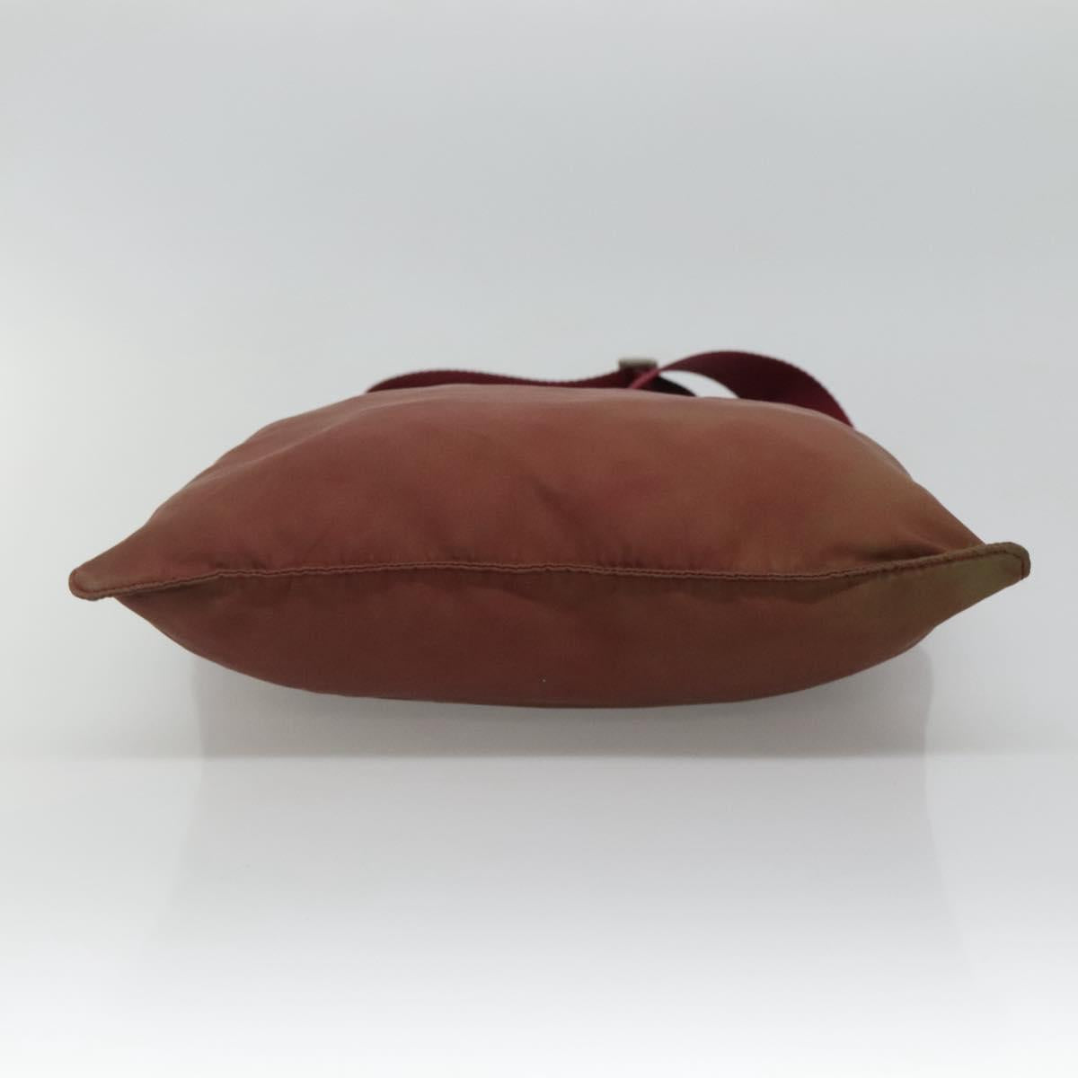 Prada Red Synthetic Shoulder Bag (Pre-Owned)