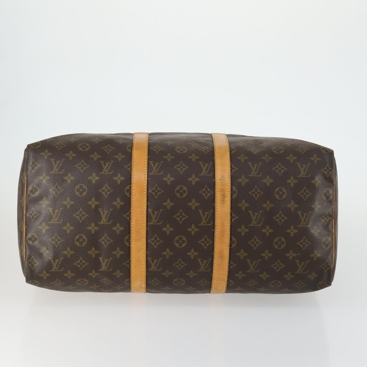 Louis Vuitton Keepall Monogram Canvas Brown Canvas Travel Bag Bag (Pre-Owned)