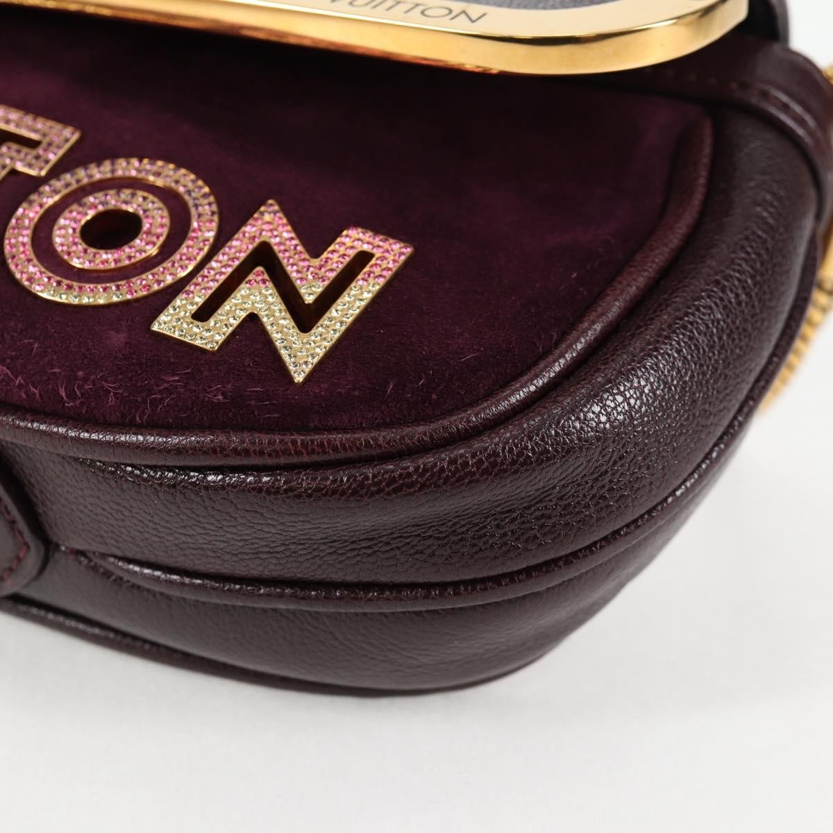 Louis Vuitton Avant Garde Pochette Leather With Suede Brown Leather Bag (Pre-Owned)