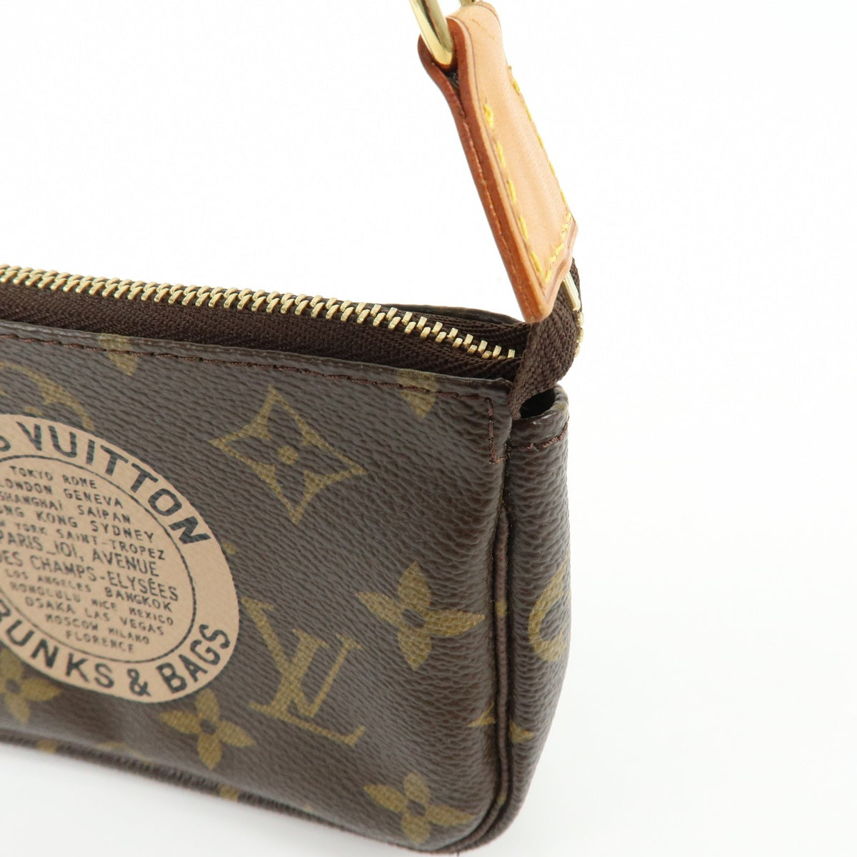 Louis Vuitton Pochette Accessoires Limited Edition Monogram Canvas Brown Canvas Clutche & Pouche Bag (Pre-Owned)