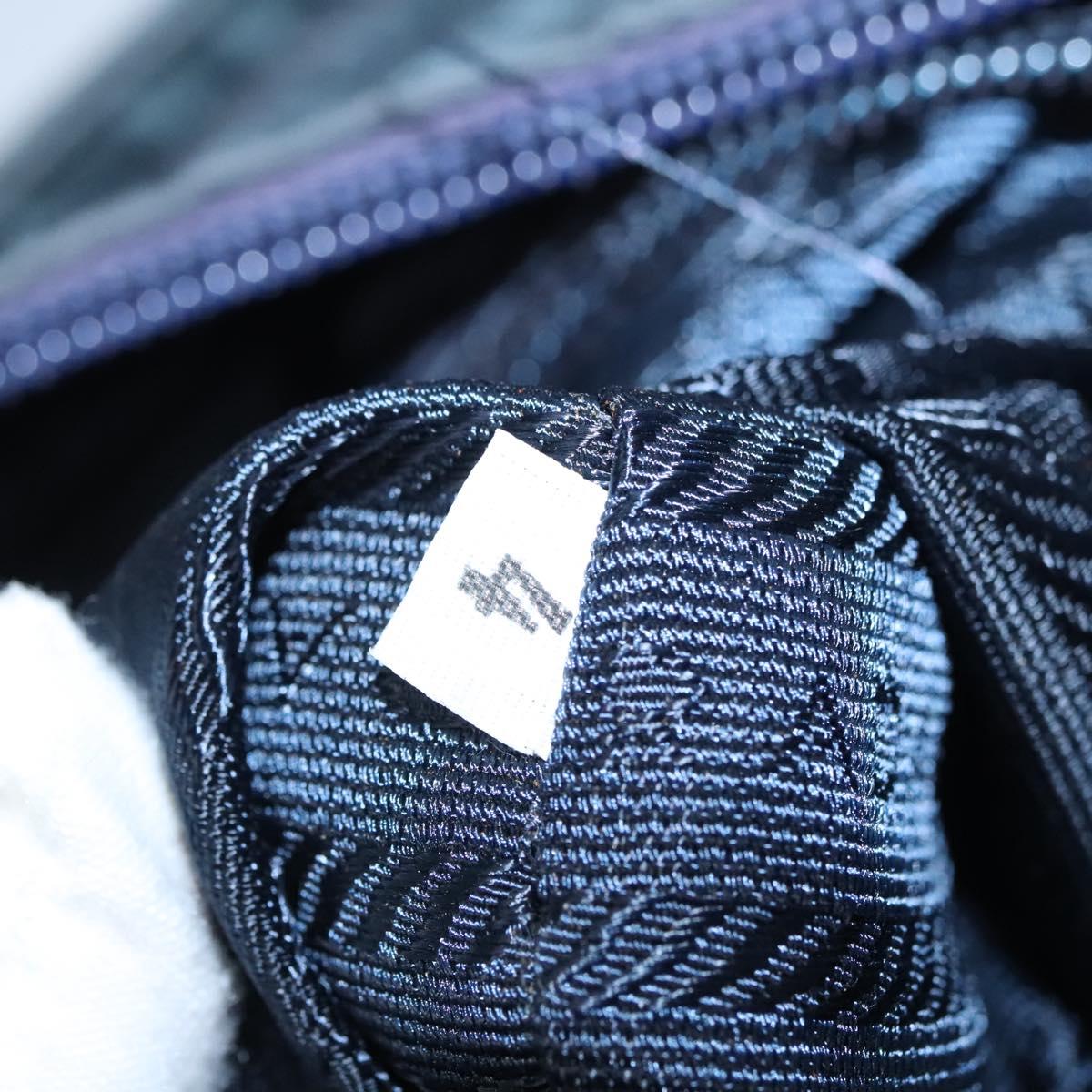 Prada Tessuto Navy Synthetic Tote Bag (Pre-Owned)