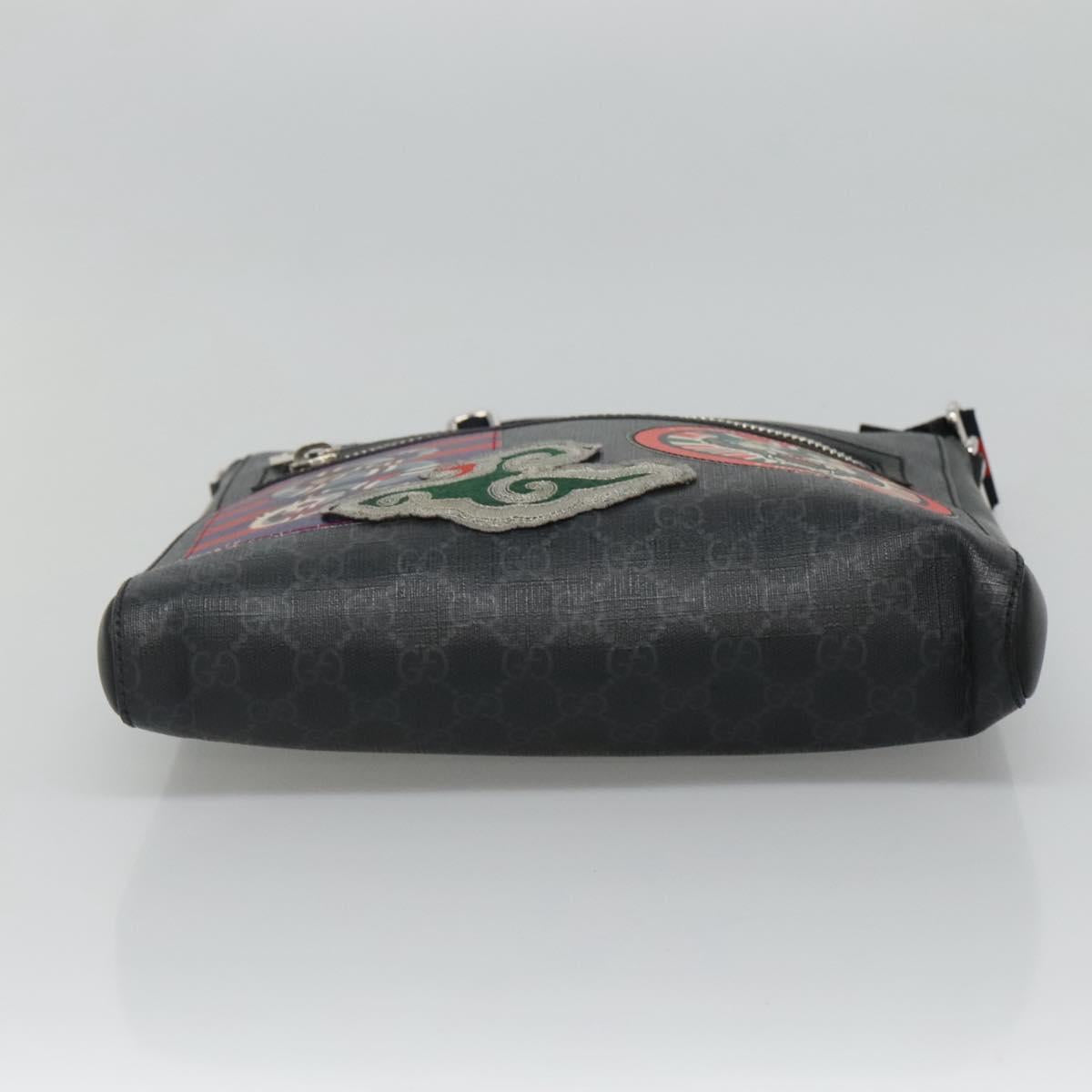 Gucci Gg Canvas Black Canvas Shoulder Bag (Pre-Owned)