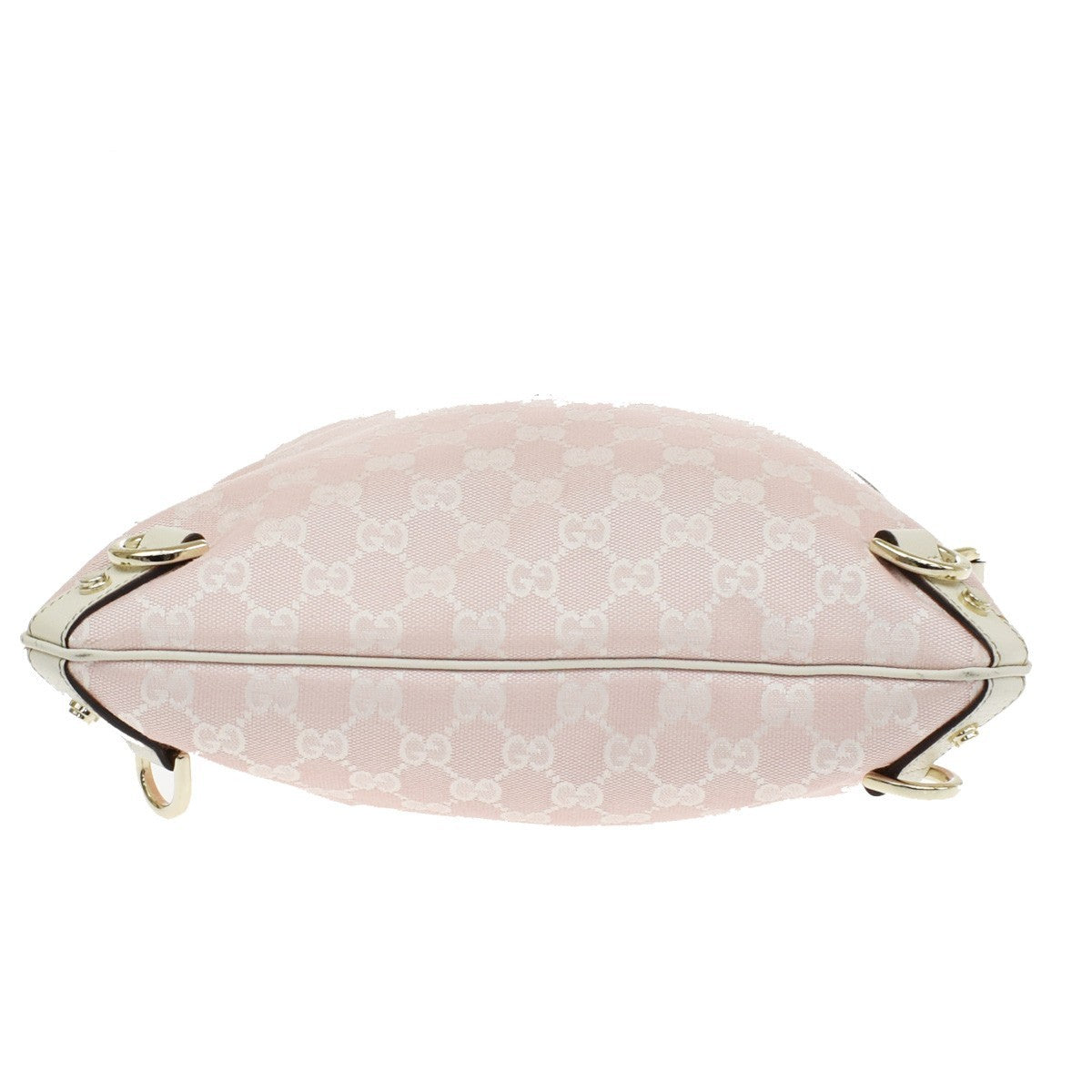 Gucci Abbey D-Ring Messenger Gg Canvas Pink Canvas Handbag (Pre-Owned)