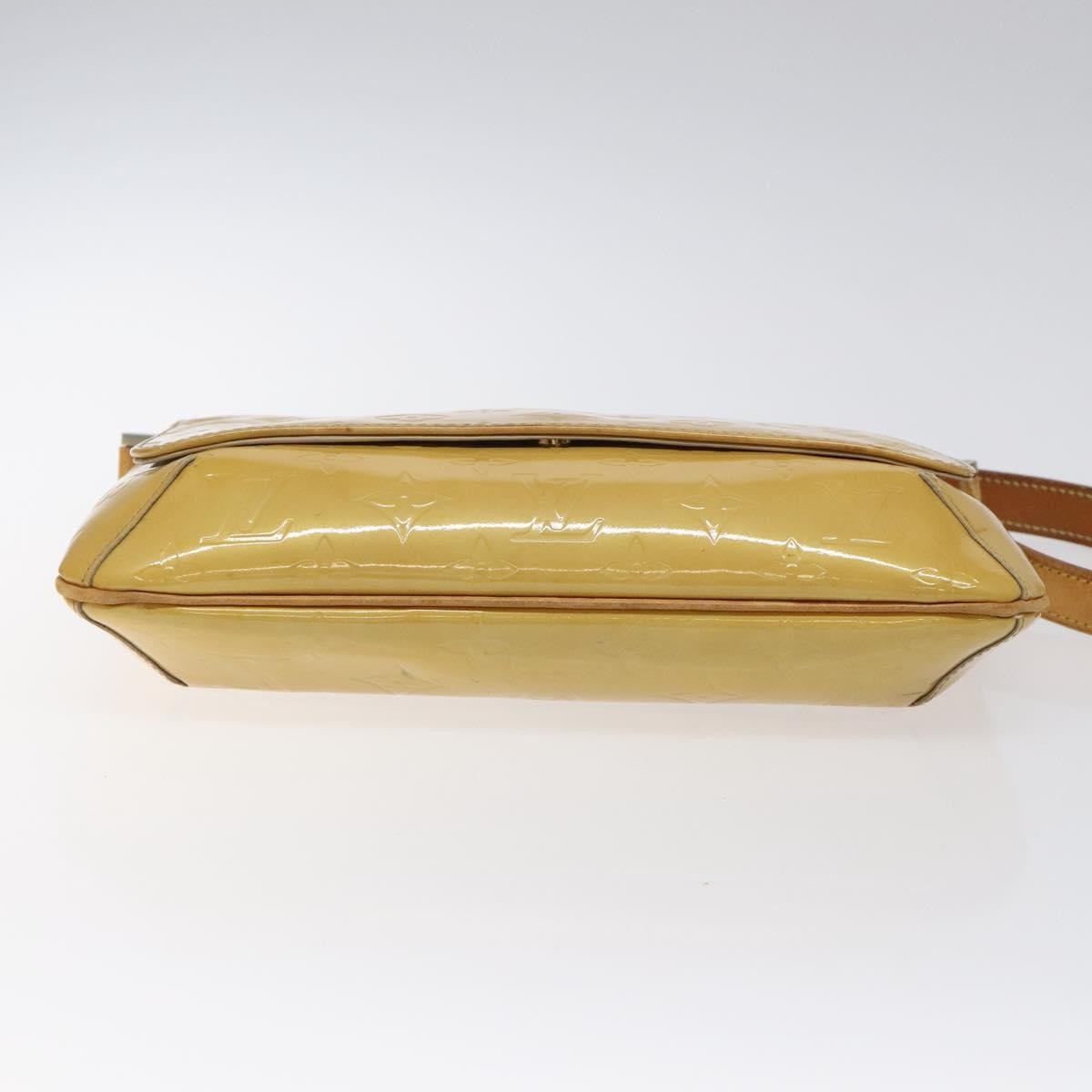 Louis Vuitton Thompson Street Monogram Vernis Beige Patent_Leather Shoulder Bag Bag (Pre-Owned)