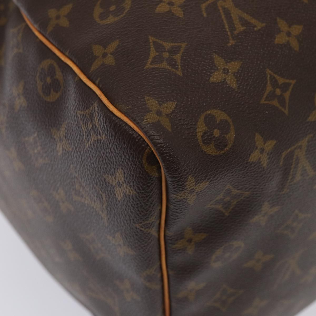 Louis Vuitton Keepall Monogram Canvas Brown Canvas Travel Bag Bag (Pre-Owned)