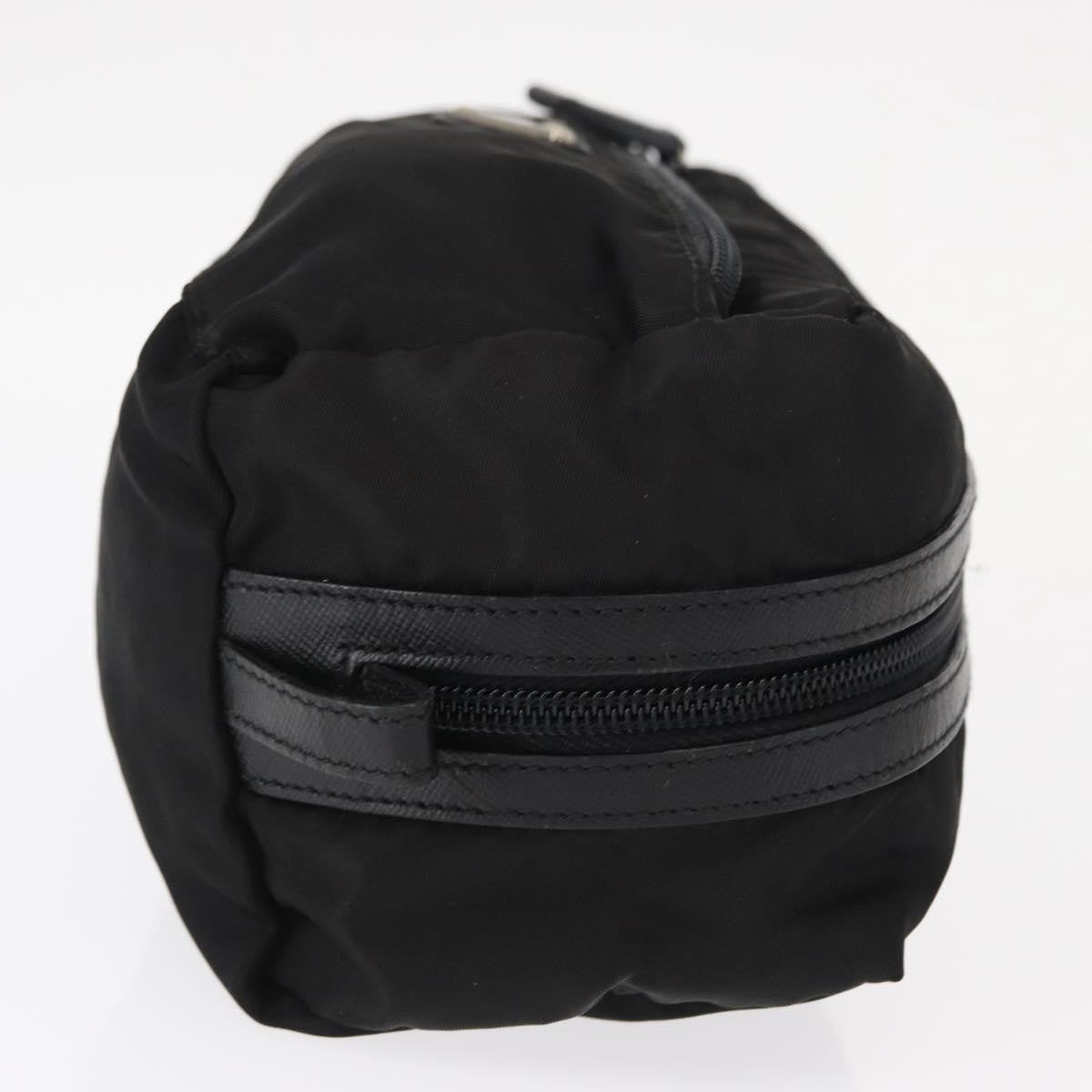 Prada Logo Pouch Nylon Black Nylon Clutche & Pouche Bag (Pre-Owned)