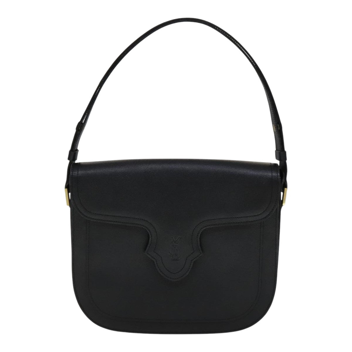 Yves Saint Laurent Black Leather Shoulder Bag (Pre-Owned)