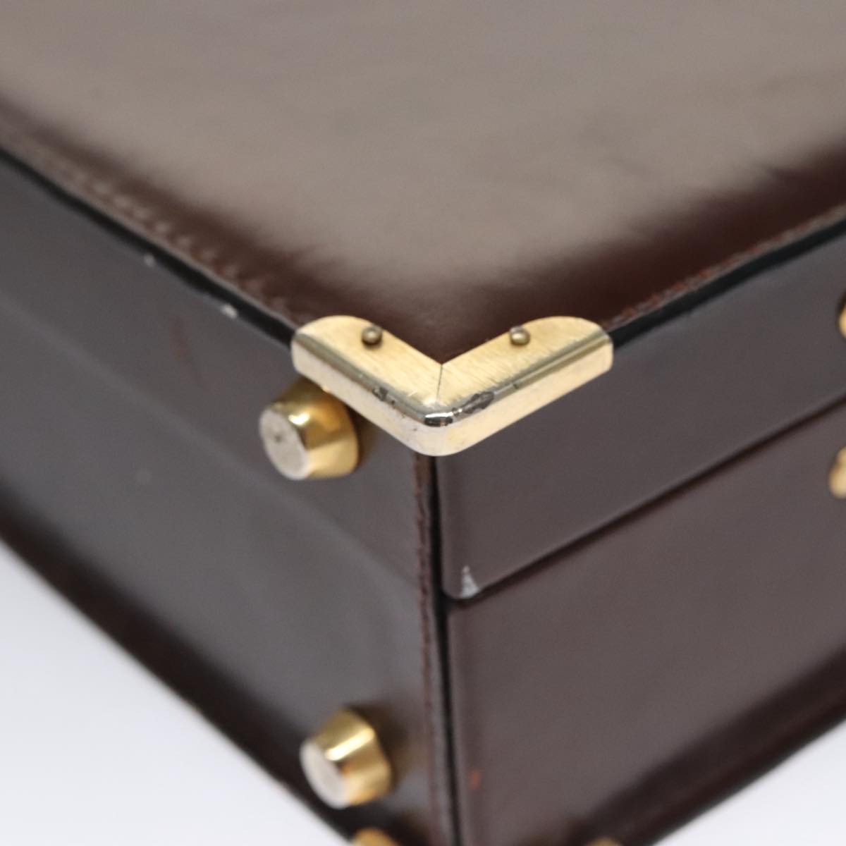 Bally Brown Leather Briefcase Bag (Pre-Owned)