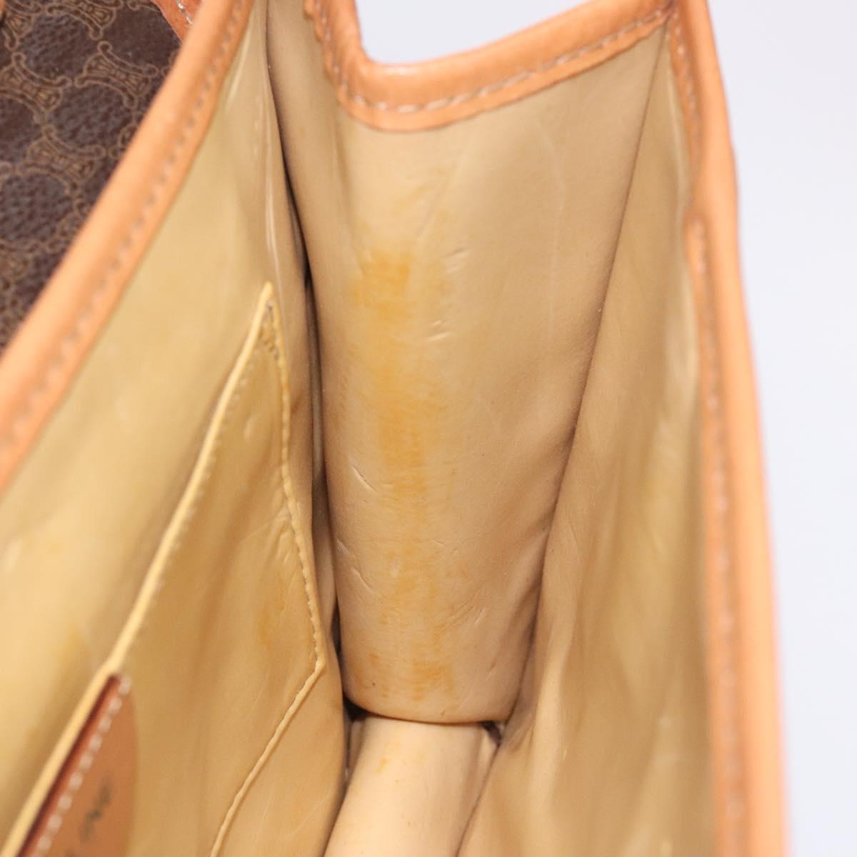 Céline Macadam Brown Canvas Shoulder Bag (Pre-Owned)