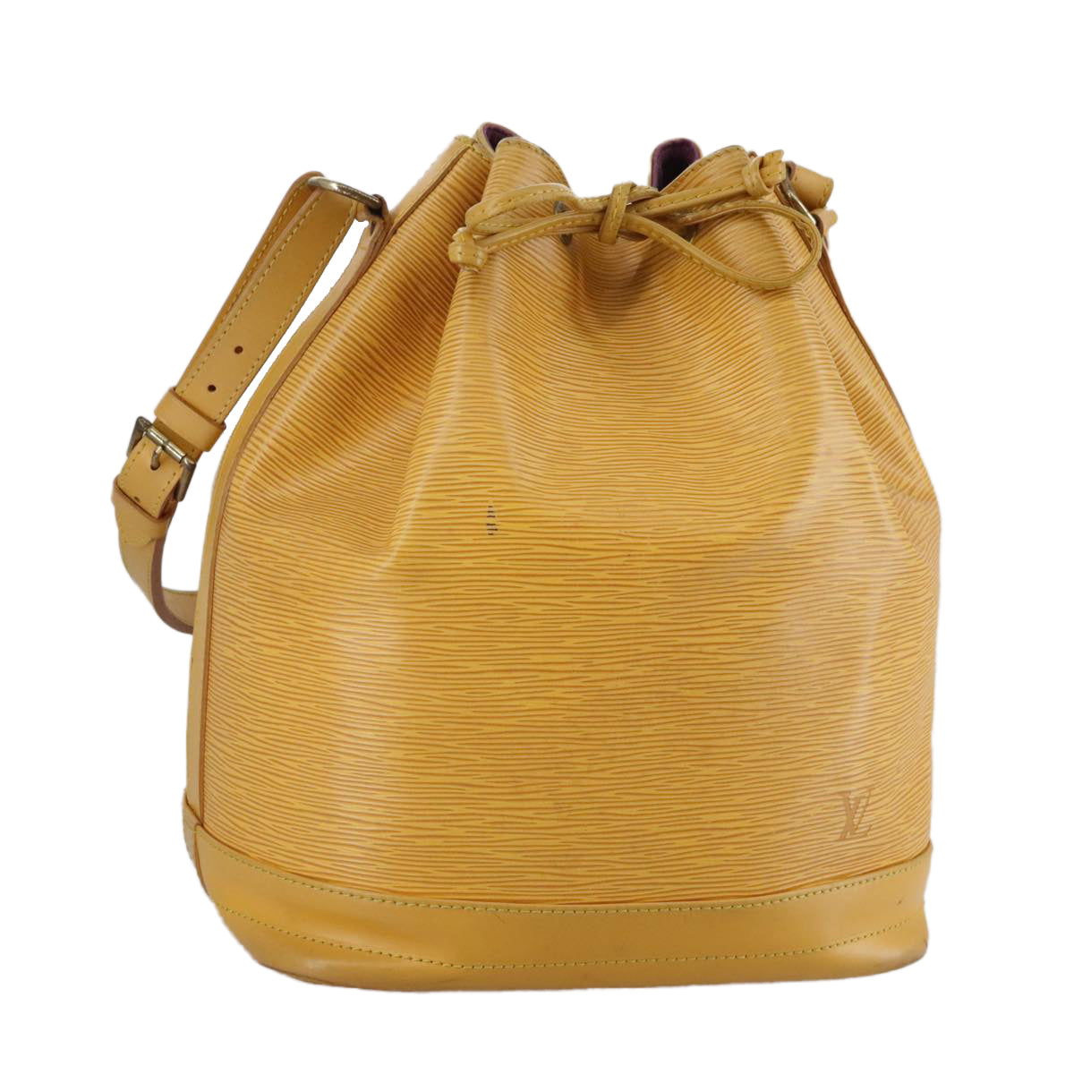 Louis Vuitton Noe Yellow Leather Shoulder Bag (Pre-Owned)