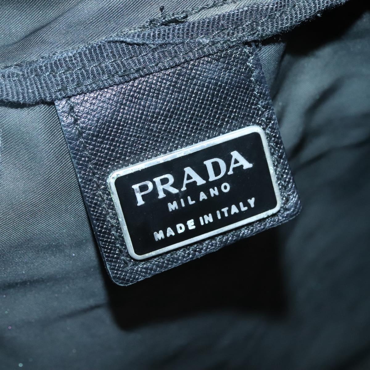 Prada Re-Nylon Black Nylon Handbag (Pre-Owned)