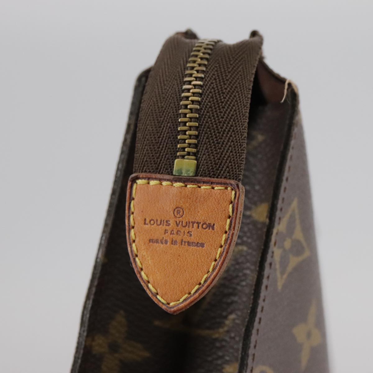 Louis Vuitton Trousse De Toilette Brown Canvas Clutch Bag (Pre-Owned)