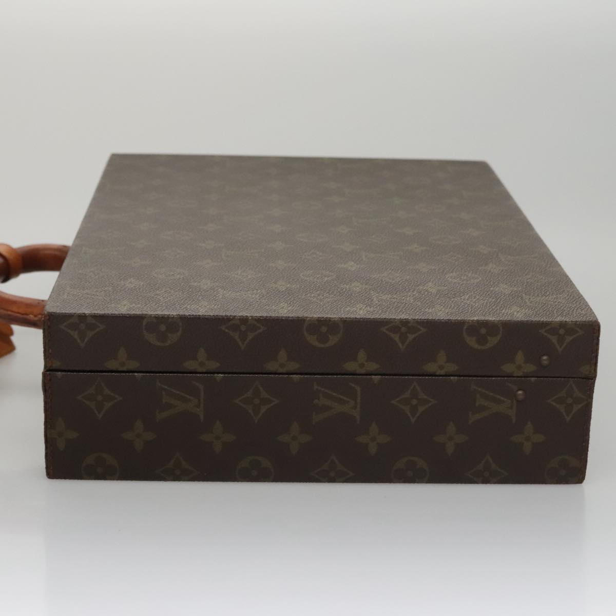 Louis Vuitton President Brown Canvas Briefcase Bag (Pre-Owned)