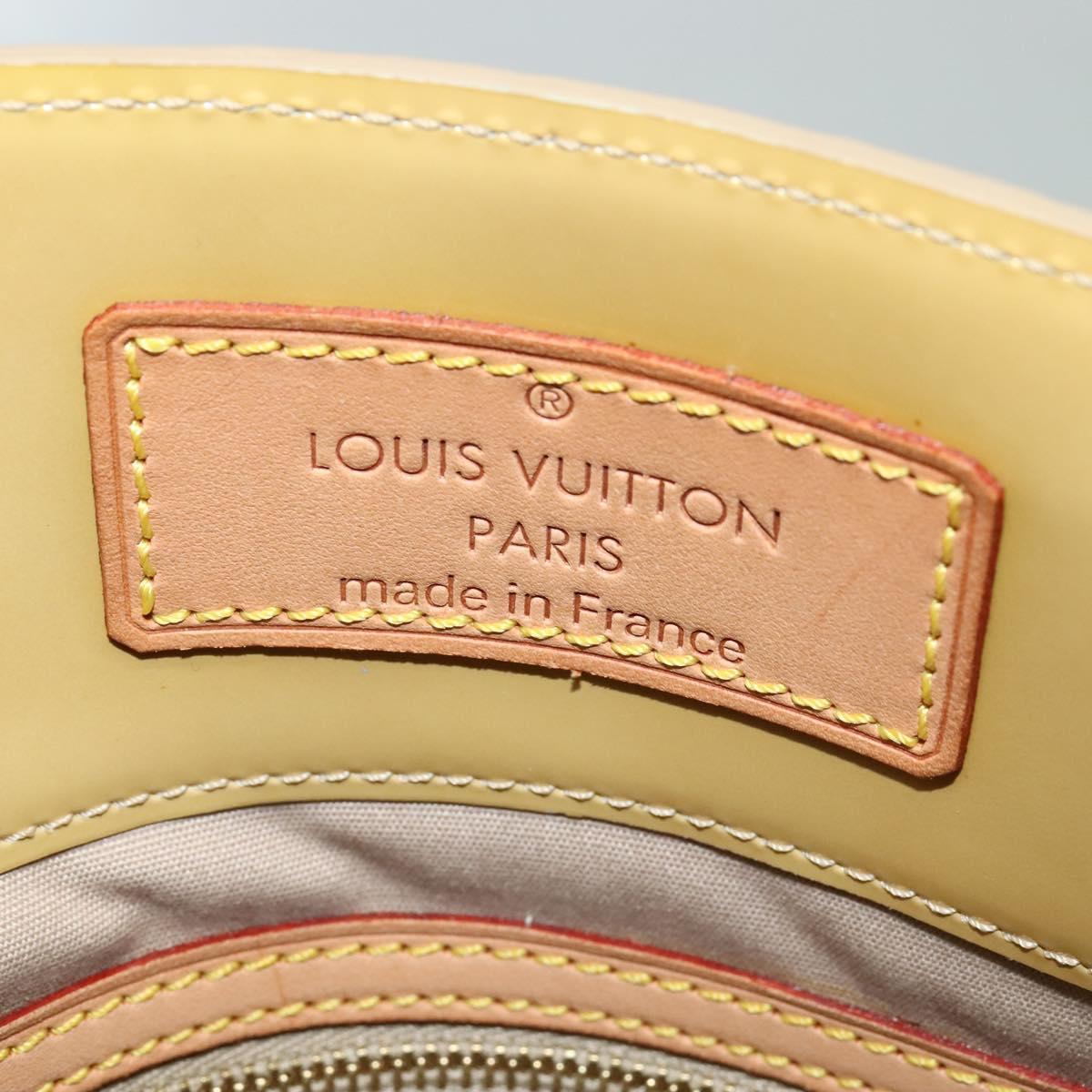 Louis Vuitton Reade Beige Patent Leather Tote Bag (Pre-Owned)
