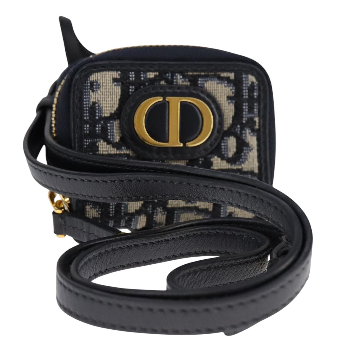 Dior Trotter Navy Canvas Wallet (Pre-Owned)