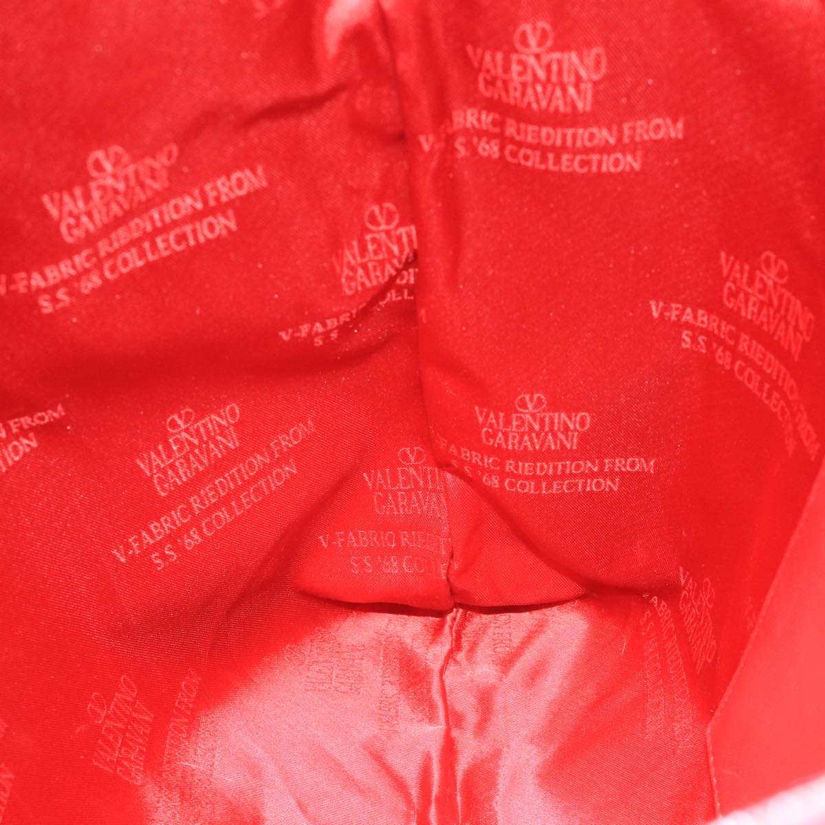 Valentino Garavani Red Canvas Tote Bag (Pre-Owned)