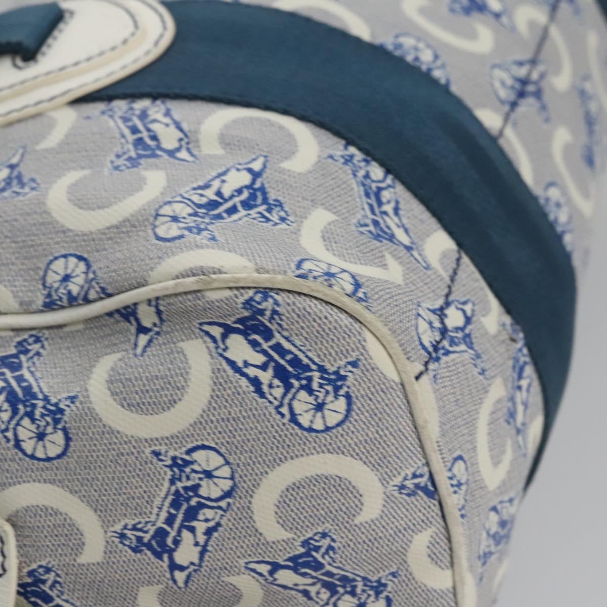 Céline Macadam Blue Canvas Handbag (Pre-Owned)