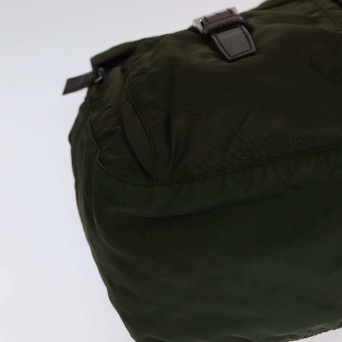Prada Re-Edition Khaki Synthetic Shoulder Bag (Pre-Owned)