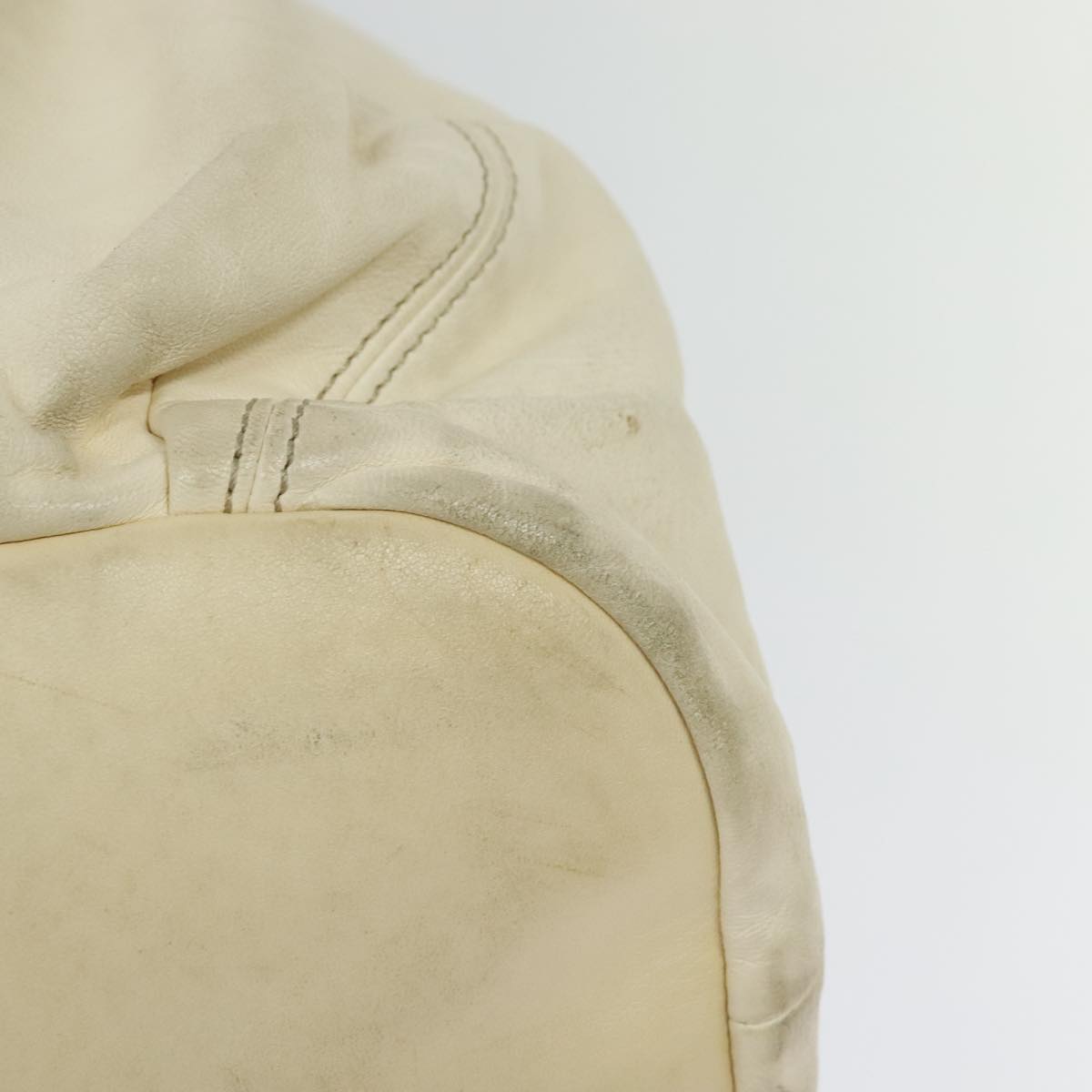 Céline White Leather Tote Bag (Pre-Owned)