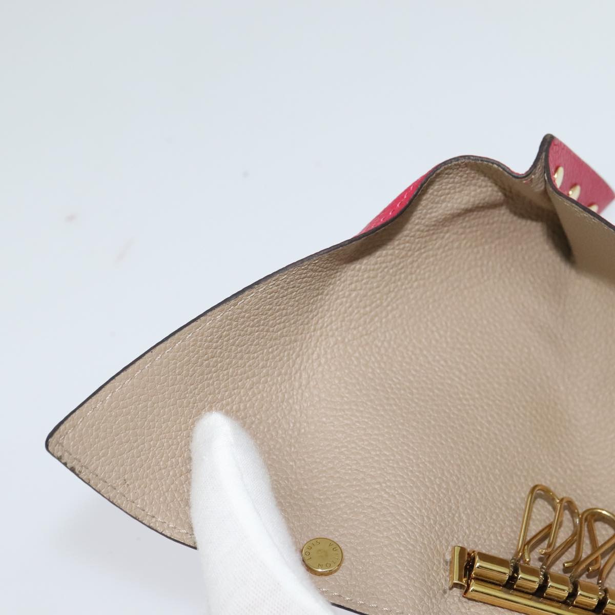 Louis Vuitton Berlingo Red Leather Wallet (Pre-Owned)