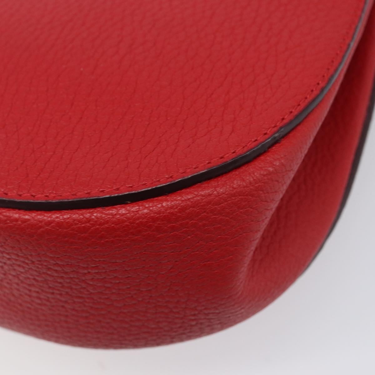 Chloe Drew Leather Red Leather Crossbody Bag Bag (Pre-Owned)