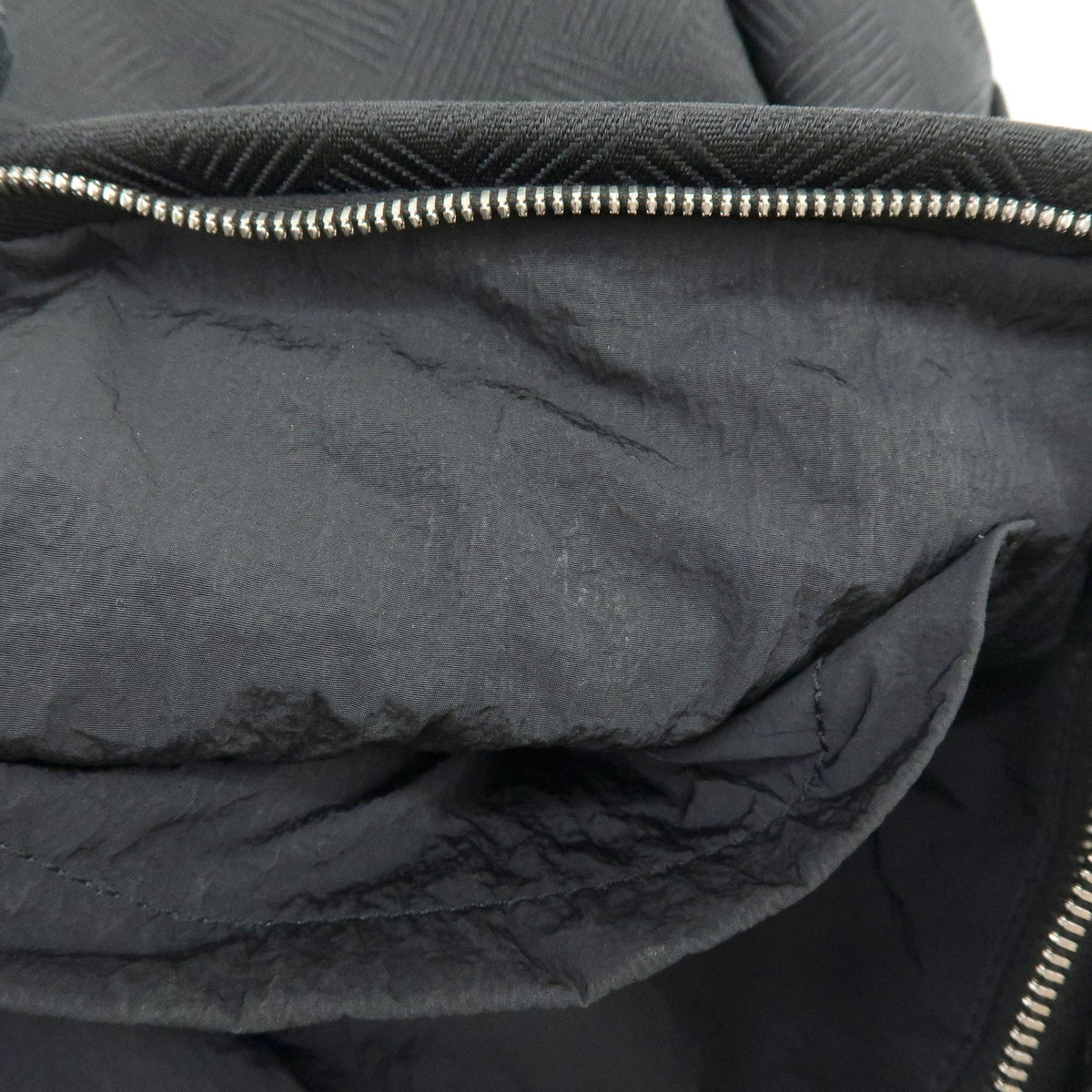 Bottega Veneta Vintage Clutch Nylon Black Nylon Clutche & Pouche Bag (Pre-Owned)