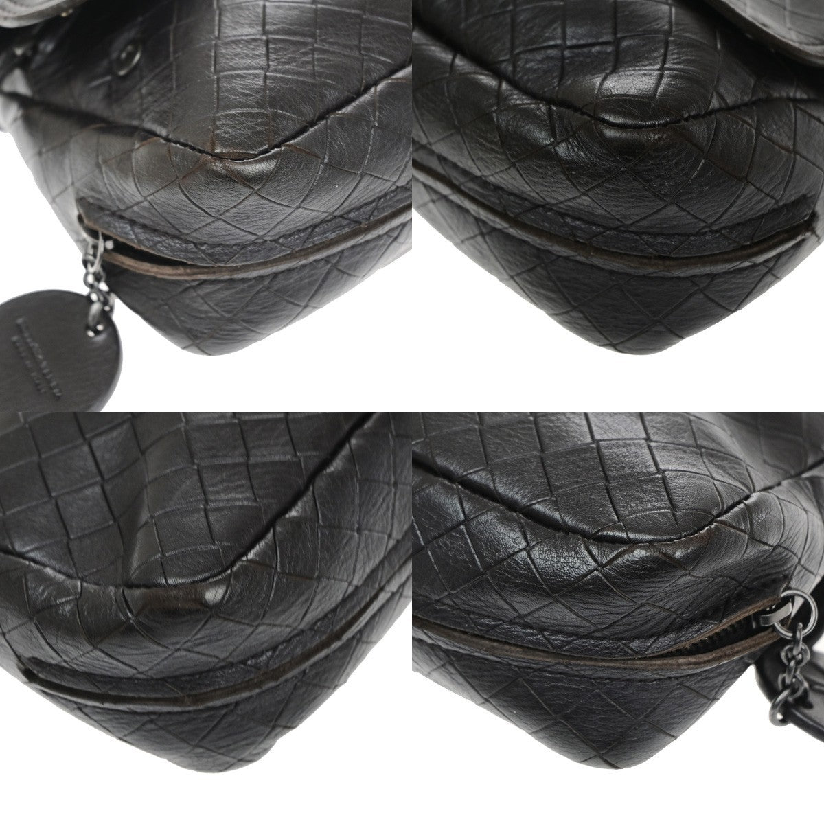 Bottega Veneta Expandable Chain Crossbody Leather Brown Leather Shoulder Bag Bag (Pre-Owned)