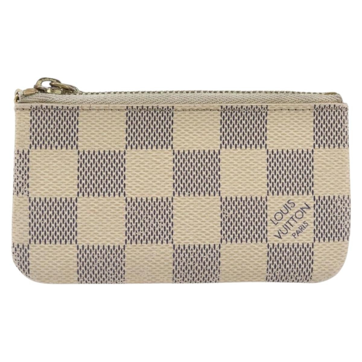 Louis Vuitton Pochette Clés Nm Damier Canvas Beige Canvas Wallets Accessory (Pre-Owned)