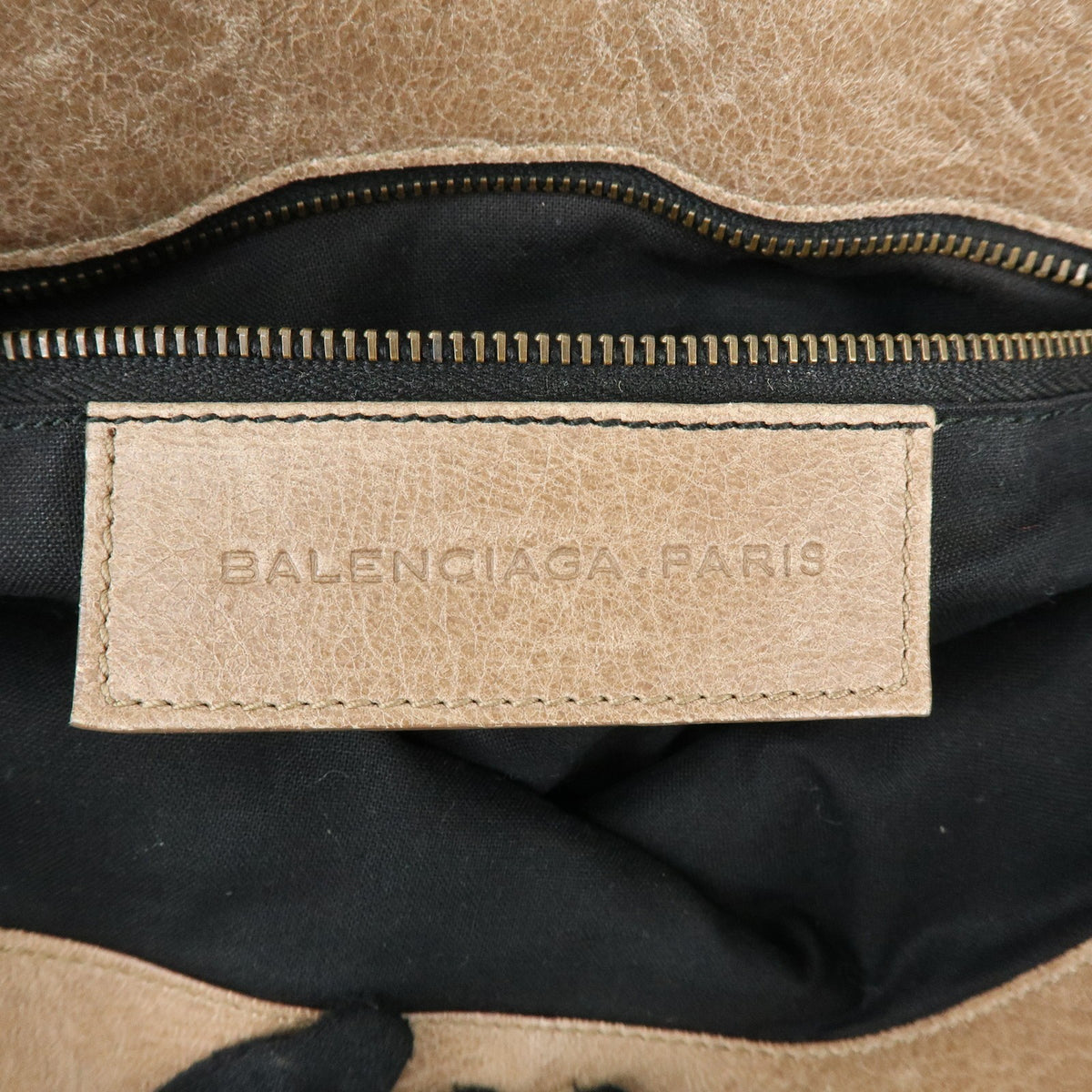 Balenciaga Classic Studs Folk Messenger Leather Brown Leather Crossbody Bag Bag (Pre-Owned)