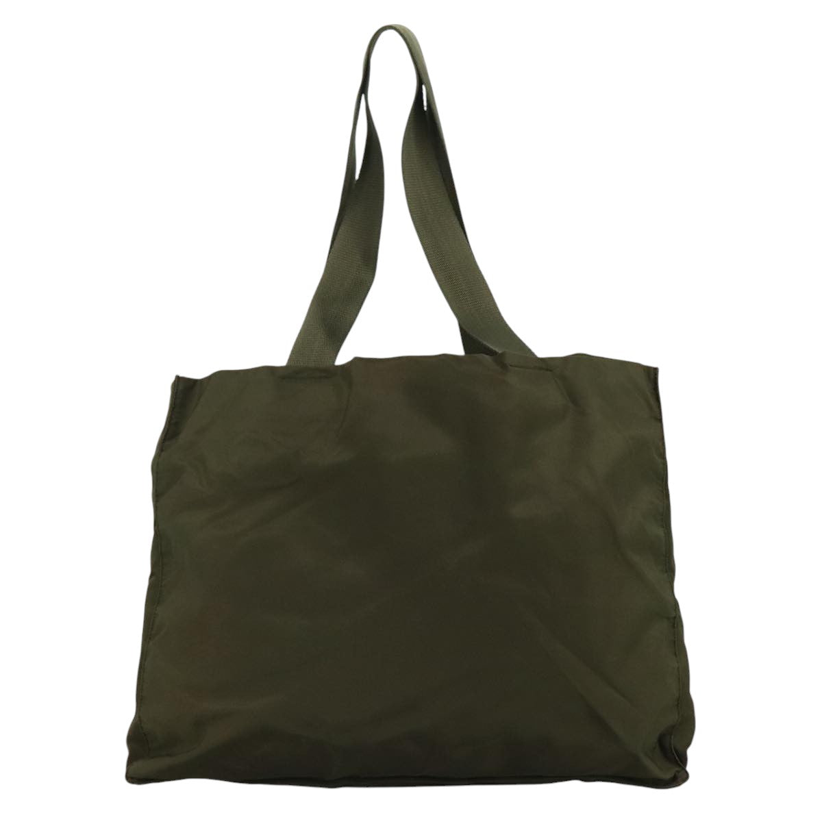 Prada Re-Nylon Khaki Synthetic Tote Bag (Pre-Owned)
