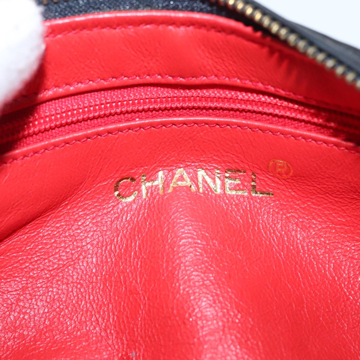 Chanel Gripoix Black Silk Clutch Bag (Pre-Owned)