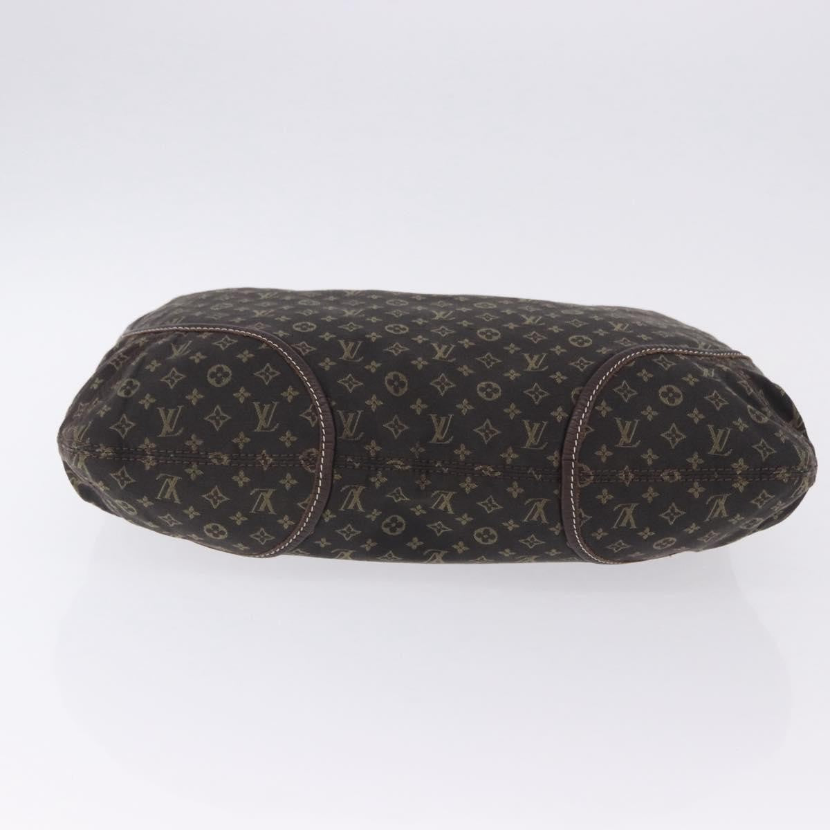 Louis Vuitton Manon Mini Lin Brown Canvas Handbag (Pre-Owned)