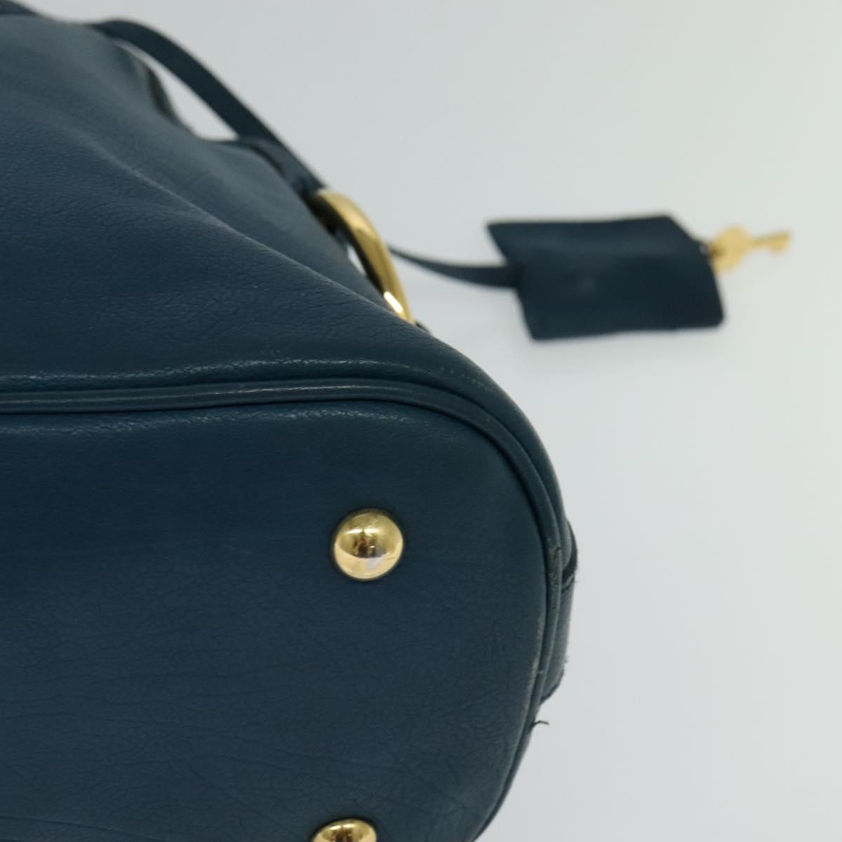 Yves Saint Laurent Muse Blue Leather Handbag (Pre-Owned)