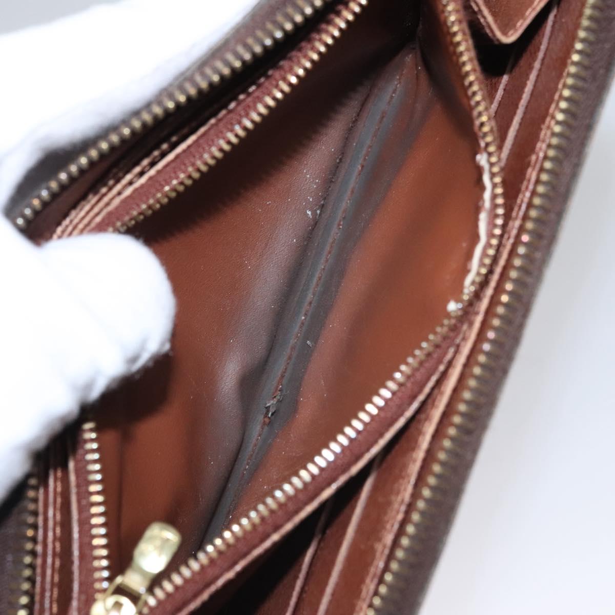 Louis Vuitton Zippy Wallet Brown Canvas Wallet (Pre-Owned)