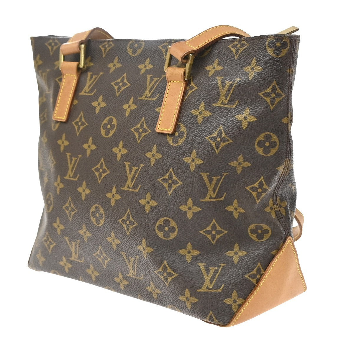 Louis Vuitton Cabas Piano Monogram Canvas Brown Canvas Tote Bag Bag (Pre-Owned)