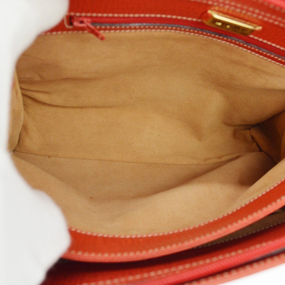 Loewe Shoulder Bag Leather Red Leather Shoulder Bag Bag (Pre-Owned)