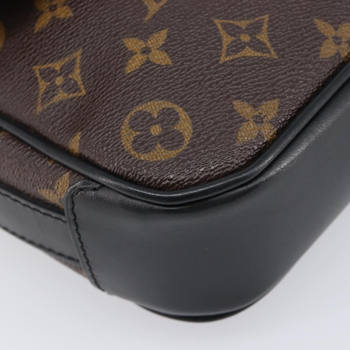 Louis Vuitton Bass Messenger Macassar Monogram Canvas Brown Canvas Handbag (Pre-Owned)