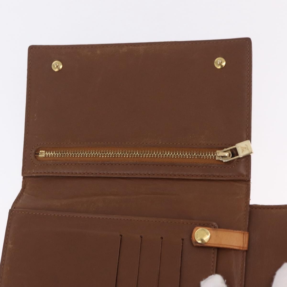 Louis Vuitton Walker Monogram Vernis Brown Patent_Leather Wallets Accessory (Pre-Owned)